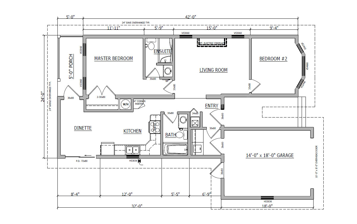 Affordable Housing Sicamous- Floorplan B